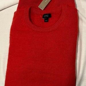 J.Crew Brand New (NWT) Men's Wool Crew Neck Sweater w/Suede Elbow Patches Sz Sm